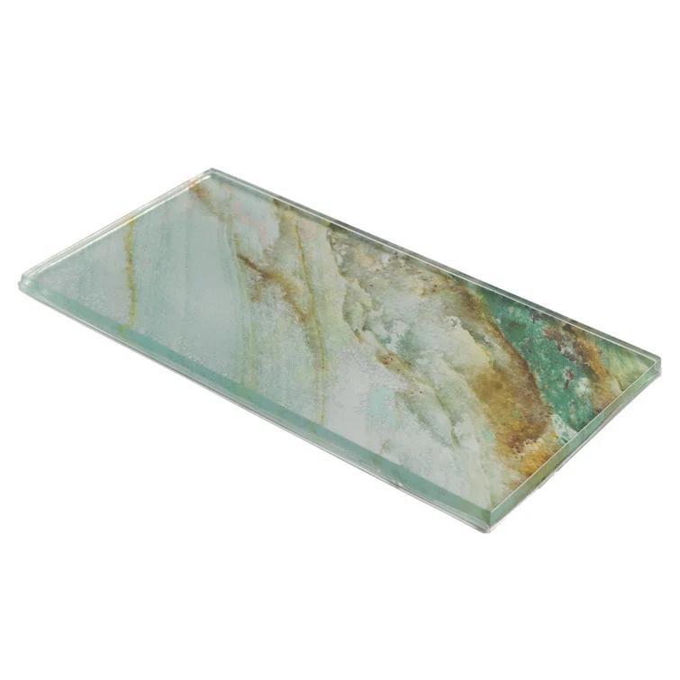 Bond Tile Wonder Glass 4.37 in. x 8.74 in. Polished Glass Wall Tile (5.3 Sq. Ft. / Case)