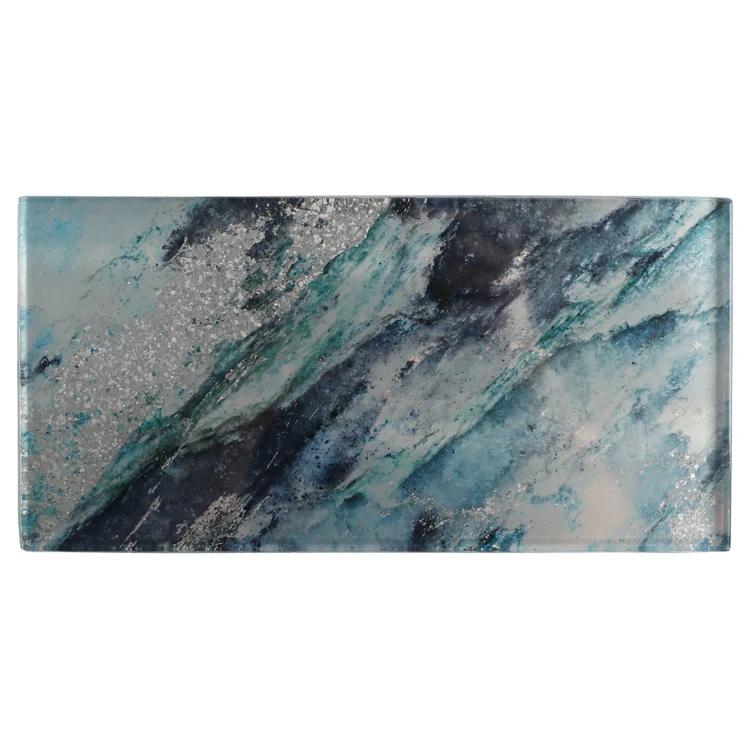 Bond Tile Wonder Glass 4.37 in. x 8.74 in. Polished Glass Wall Tile (5.3 Sq. Ft. / Case)