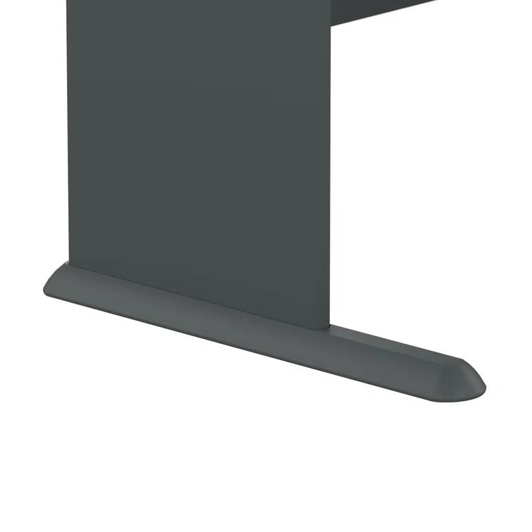 Series A L-Shape Executive Desk with 3 Drawer Mobile Pedestal