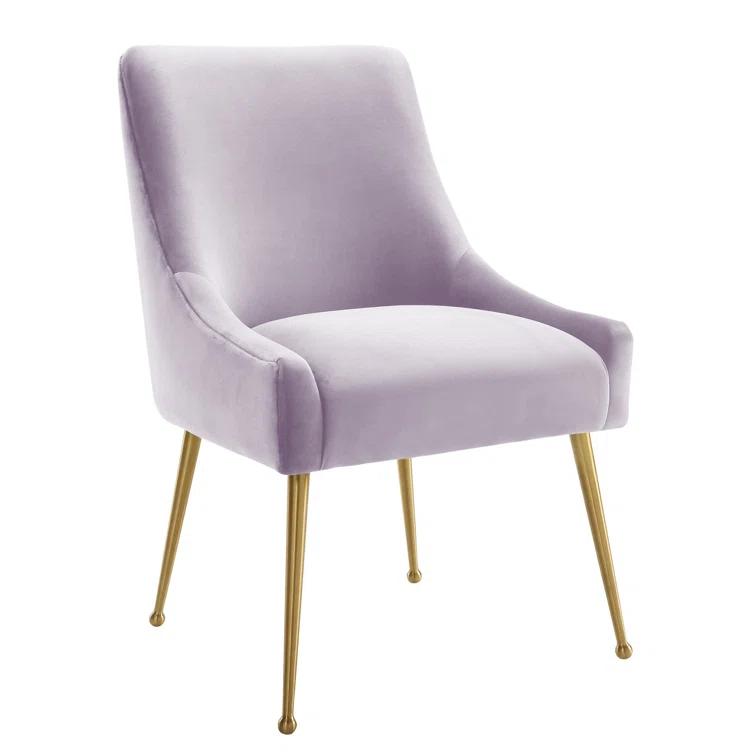 Beatrix 19'' H Velvet Upholstered Side Chair