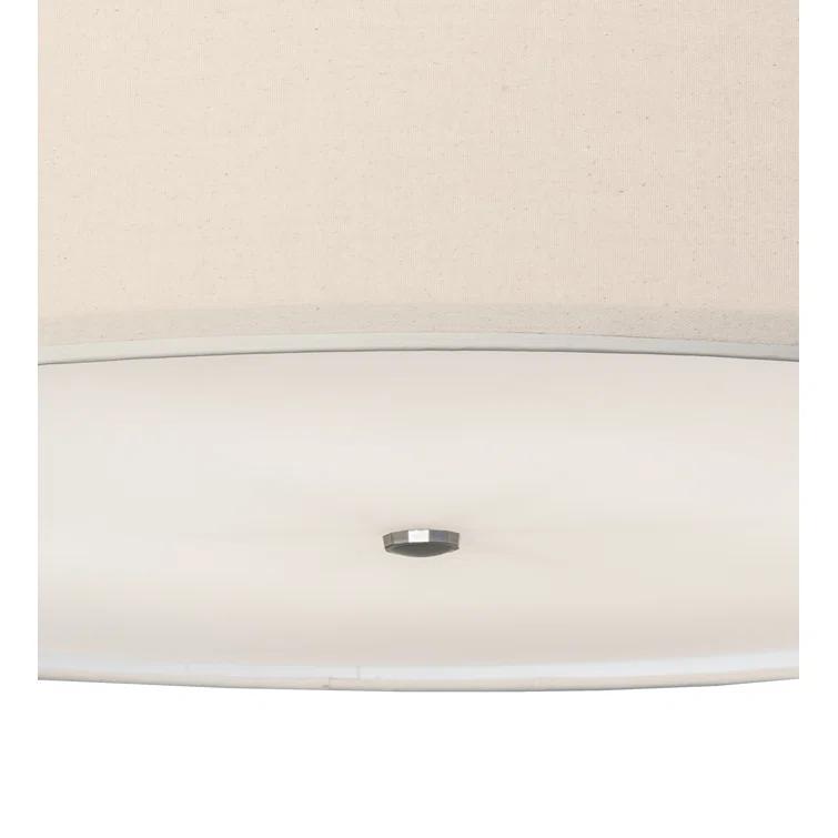 Cilindro 6 - Light Beige Shaded Pendant