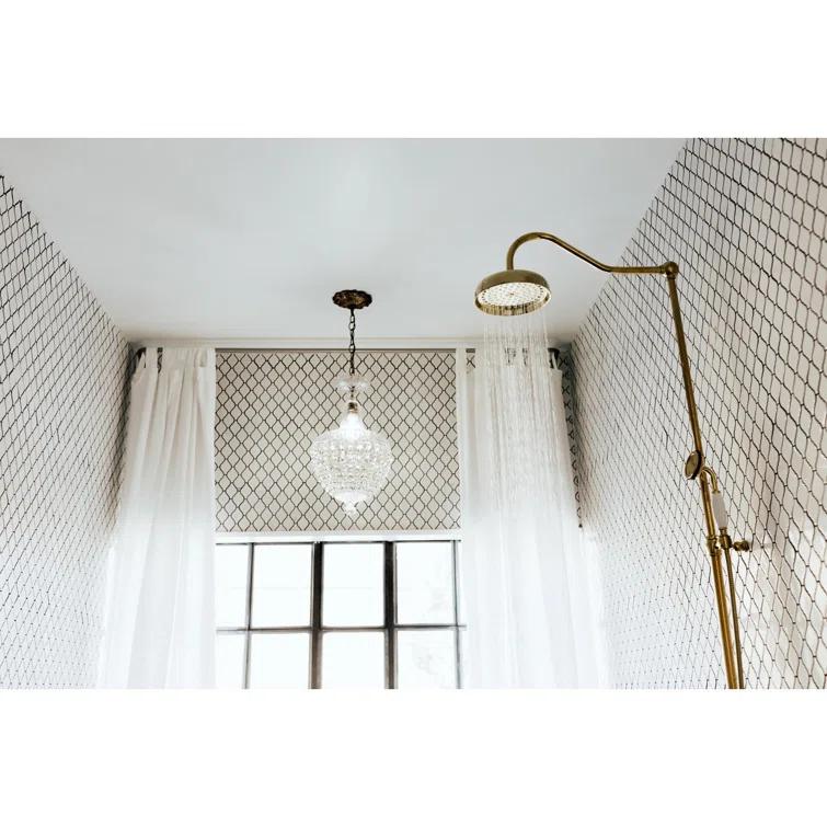 Kingston Brass Kingston Brass Vintage Tub Wall Mount Rain Drop Shower System with Hand Shower CCK6172