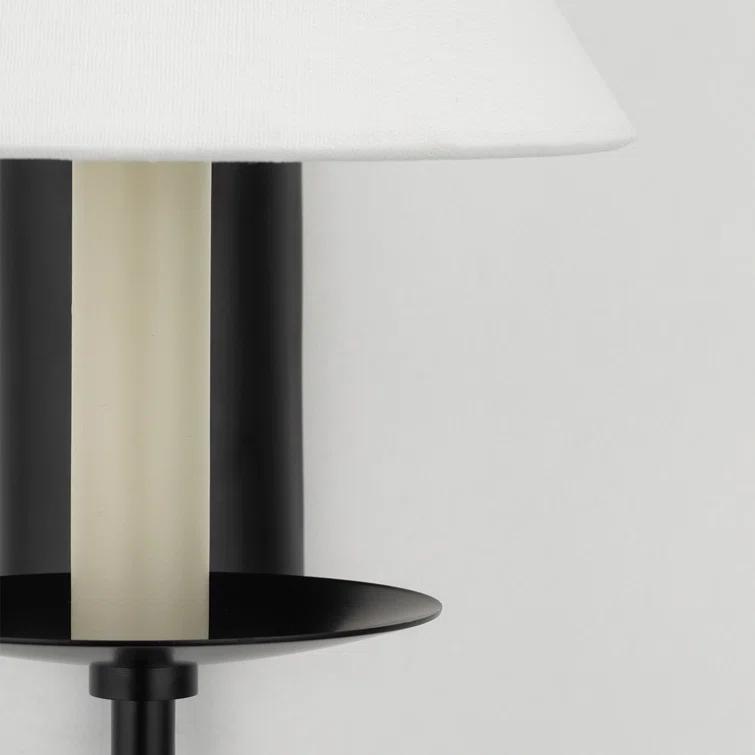 Helio 2 Light Steel Dimmable Candle Wall Light