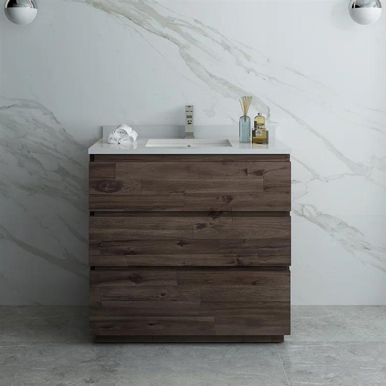 Fresca Formosa 35" Free-Standing Single Sink Bathroom Vanity Base Only