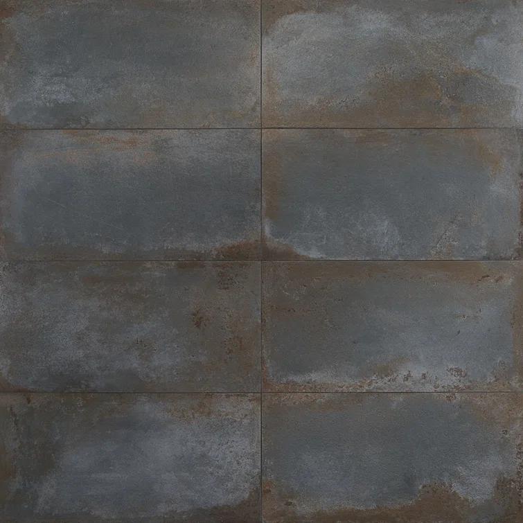 Angela Harris Fuller 12" x 24" Matte Cement Look Porcelain Wall & Floor Tile (11.62 Sq. Ft. / Case)