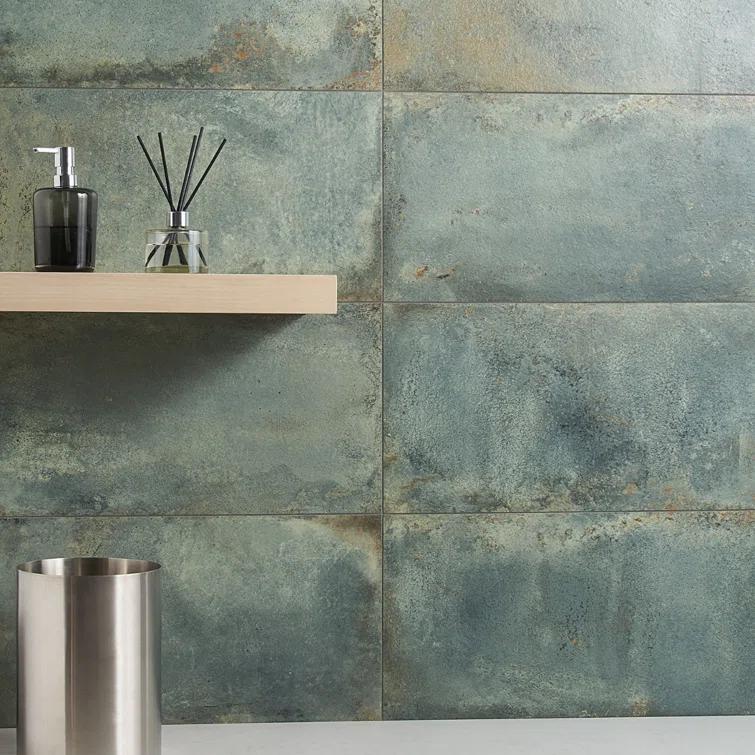 Large Format 12" x 24" Matte Cement Look Porcelain Wall & Floor Tile (11.62 Sq. Ft. / Case)