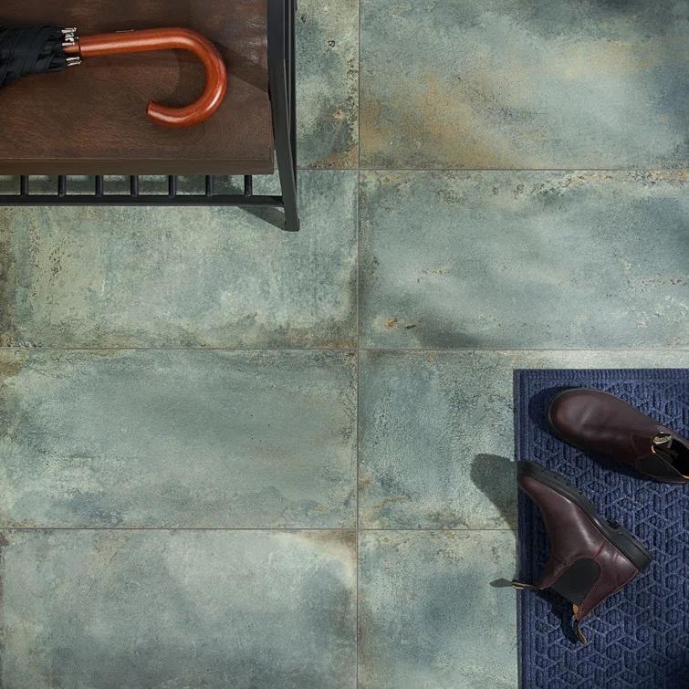 Large Format 12" x 24" Matte Cement Look Porcelain Wall & Floor Tile (11.62 Sq. Ft. / Case)