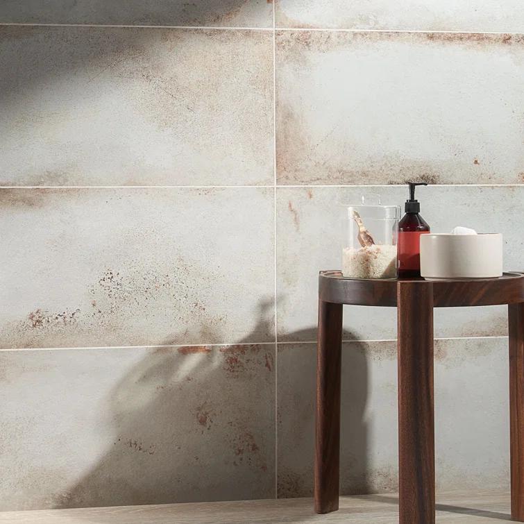 12" x 24" Matte Cement Look Porcelain Wall & Floor Tile (11.62 Sq. Ft. / Case)