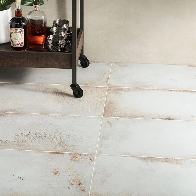12" x 24" Matte Cement Look Porcelain Wall & Floor Tile (11.62 Sq. Ft. / Case)