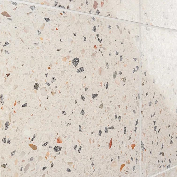Durham 16.14 in. x 16.14 in. Polished Terrazzo Floor and Wall Tile (3.61 Sq. Ft. / Case)