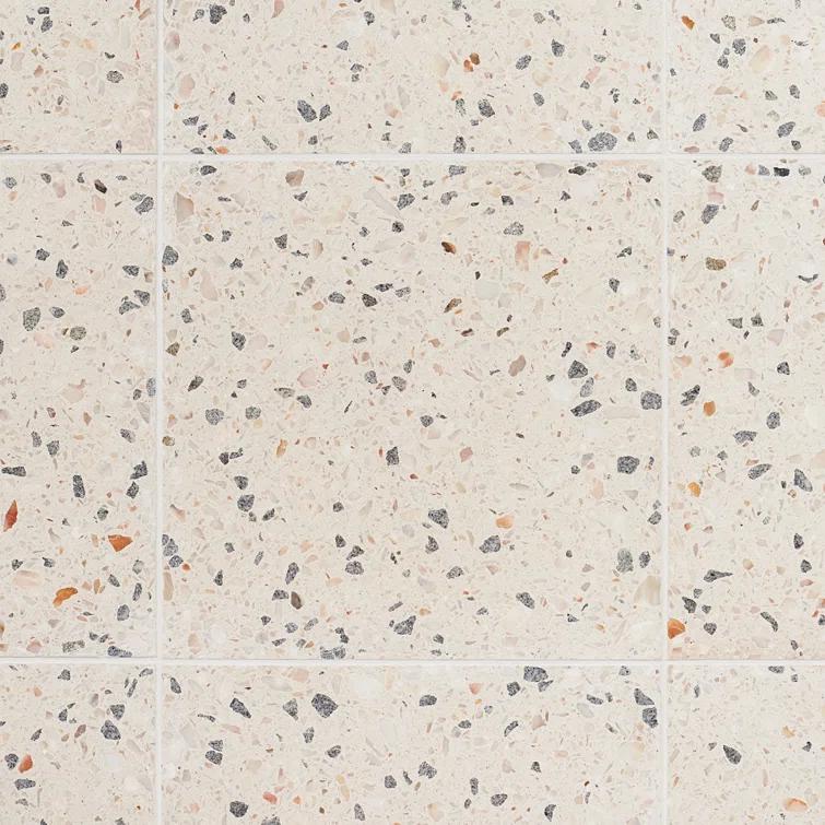 Durham 16.14 in. x 16.14 in. Polished Terrazzo Floor and Wall Tile (3.61 Sq. Ft. / Case)