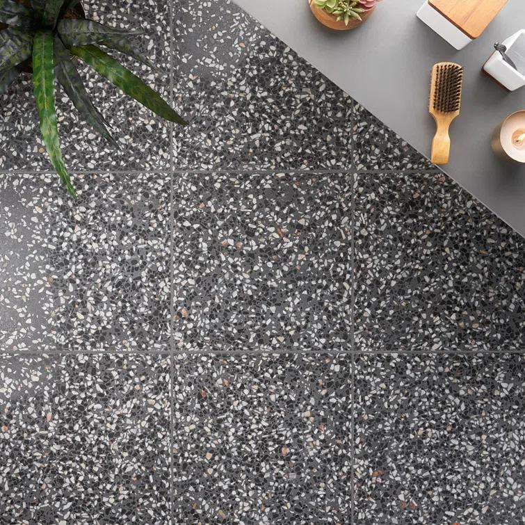 Durham 16.14 in. x 16.14 in. Polished Terrazzo Floor and Wall Tile (3.61 Sq. Ft. / Case)