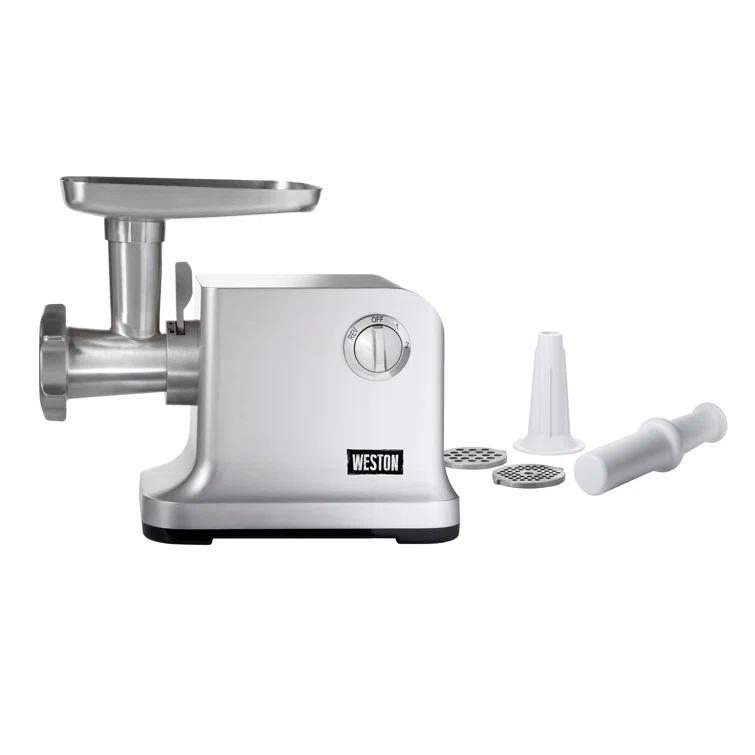 Weston Weston #12 Electric Meat Grinder & Sausage Stuffer with Powerful 750 Watt, 1 hp Motor