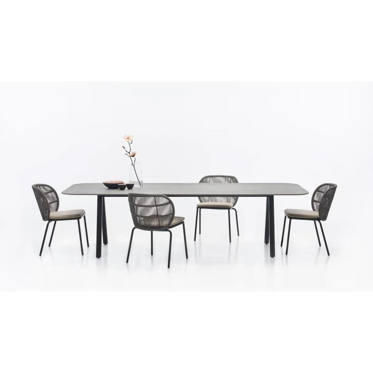 Kodo Outdoor Dining Side Chair with Cushion