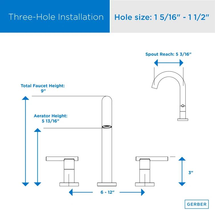 Parma 2-Handle Widespread Bathroom Faucet with Metal Touch Down Drain