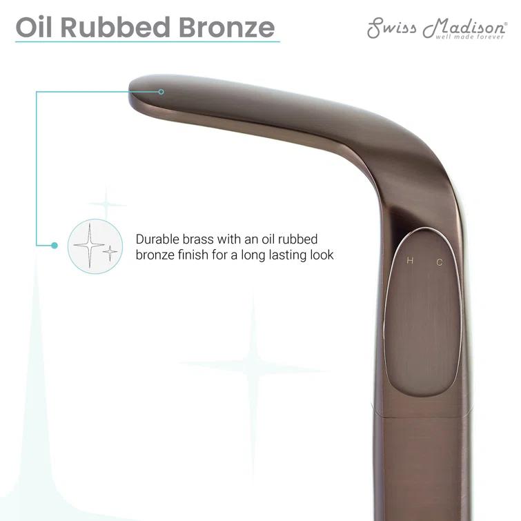 Château Single Hole, Single-Handle, High Arc Bathroom Faucet