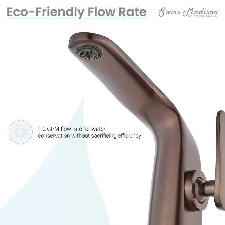 Château Single Hole, Single-Handle, High Arc Bathroom Faucet