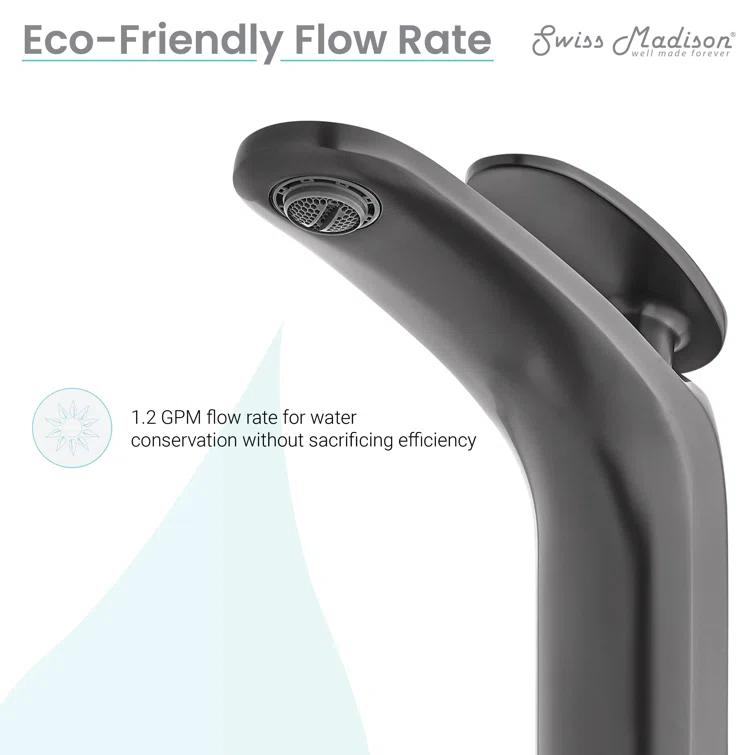 Sublime Single Hole, Single-Handle, Bathroom Faucet