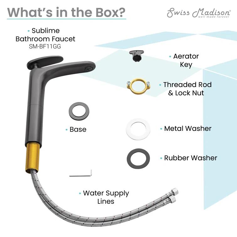 Sublime Single Hole, Single-Handle, Bathroom Faucet
