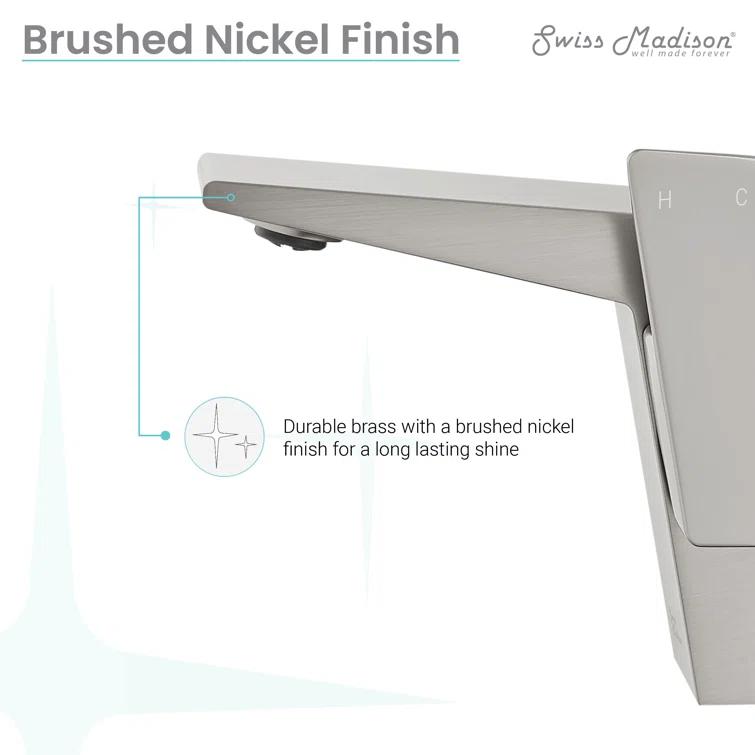 Carre Single Hole, Single-Handle, Bathroom Faucet