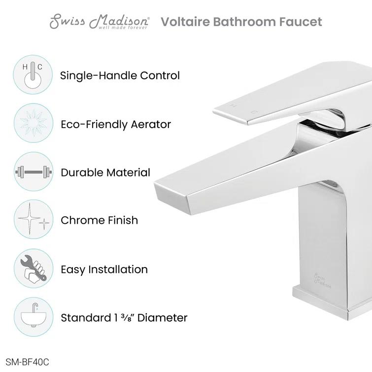 Voltaire Single Hole, Single-Handle, Bathroom Faucet