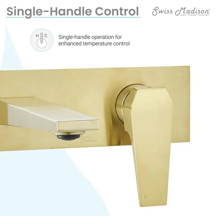 Voltaire Single-Handle, Wall-Mount, Bathroom Faucet