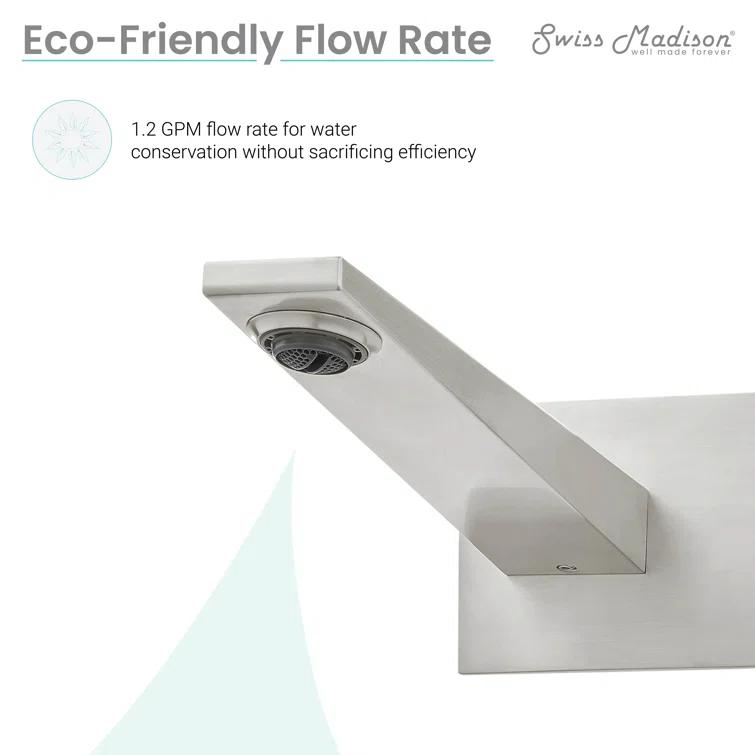 Voltaire Single-Handle, Wall-Mount, Bathroom Faucet
