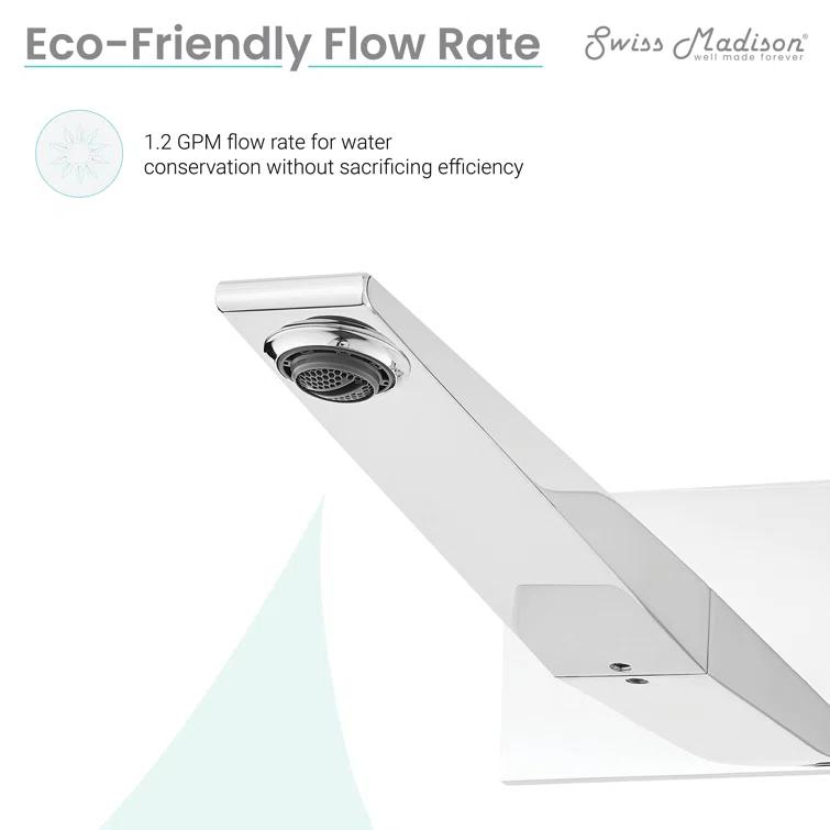 Voltaire Single-Handle, Wall-Mount, Bathroom Faucet