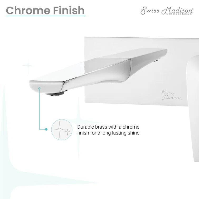 Voltaire Single-Handle, Wall-Mount, Bathroom Faucet