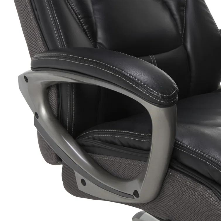 Serta Lautner Executive Office Chair, SmartLayers and ComfortCoils Technology, Adjustable Lumbar