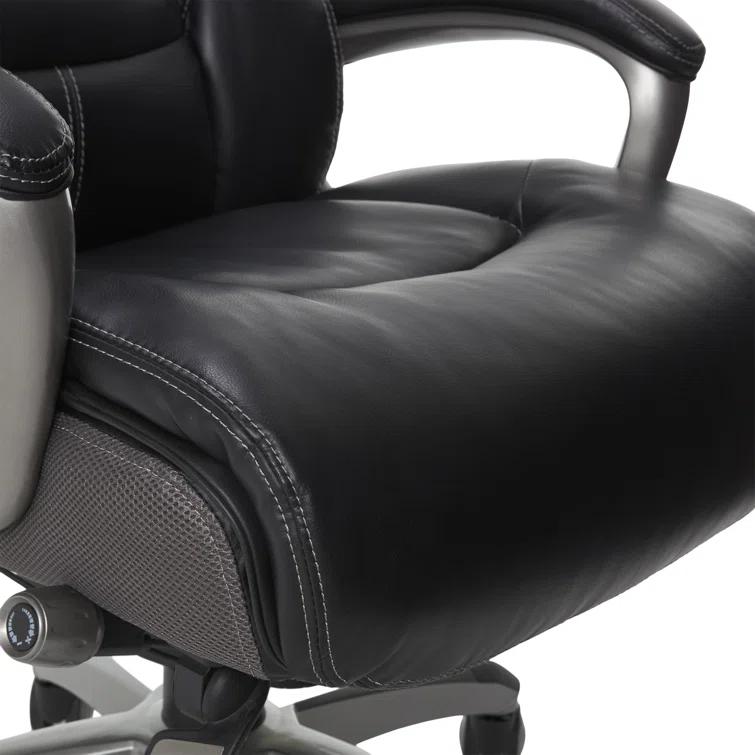 Serta Lautner Executive Office Chair, SmartLayers and ComfortCoils Technology, Adjustable Lumbar