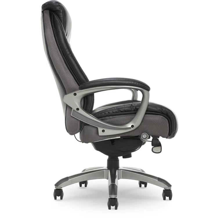 Serta Lautner Executive Office Chair, SmartLayers and ComfortCoils Technology, Adjustable Lumbar