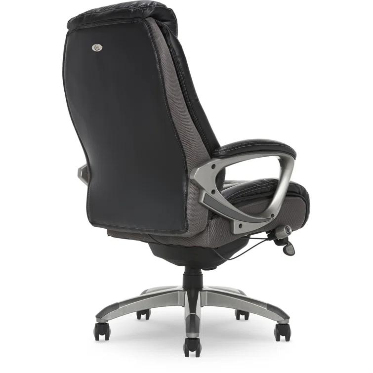 Serta Lautner Executive Office Chair, SmartLayers and ComfortCoils Technology, Adjustable Lumbar