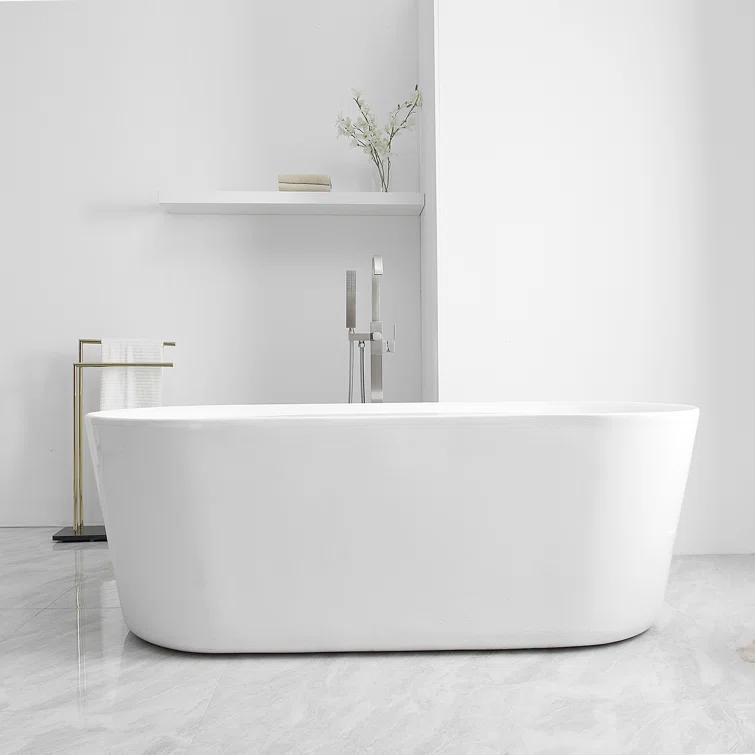 VIBRANTBATH A-97011-N 1 Handle Floor Clawfoot Tub Faucet with Diverter