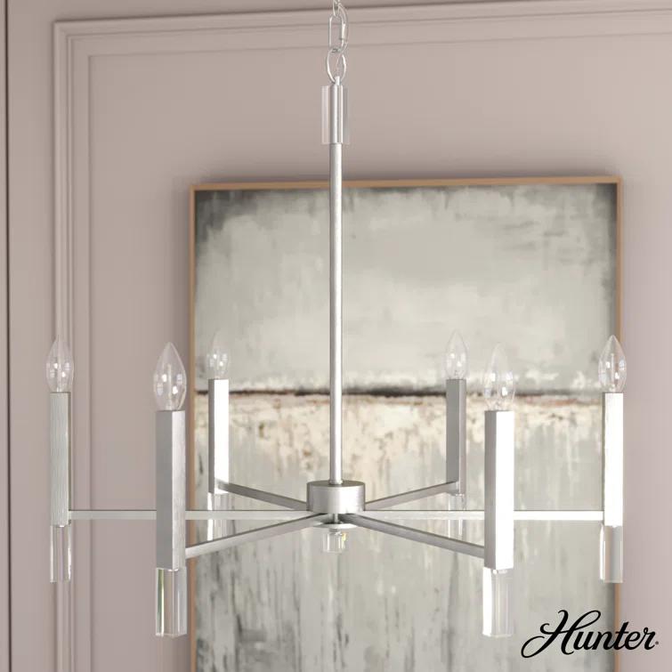Hunter Sunjai 6 Light Chandelier Light Fixture