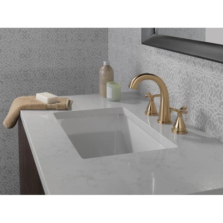 Stryke Widespread Bathroom Faucet with Drain Assembly and DIAMOND™ Seal Technology