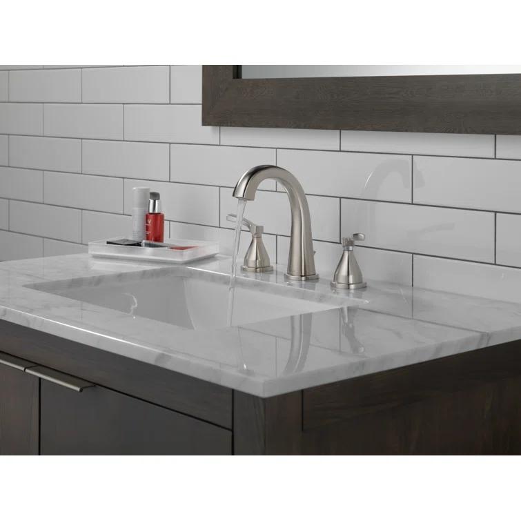 Stryke Widespread Bathroom Faucet with Drain Assembly and DIAMOND™ Seal Technology