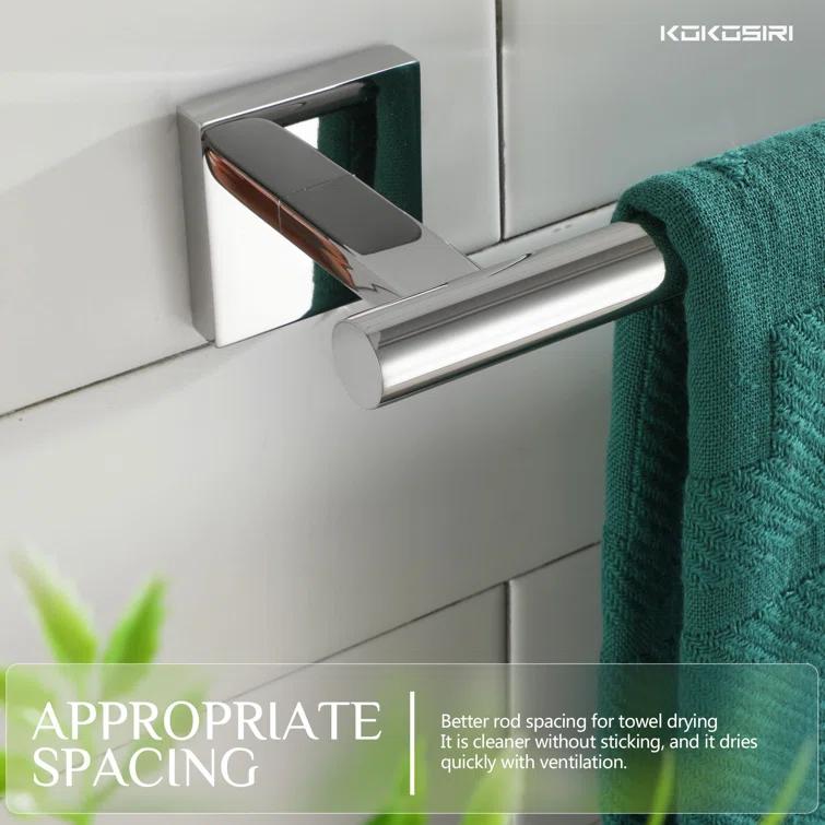 24" Bathroom Towel Bar Wall Mounted