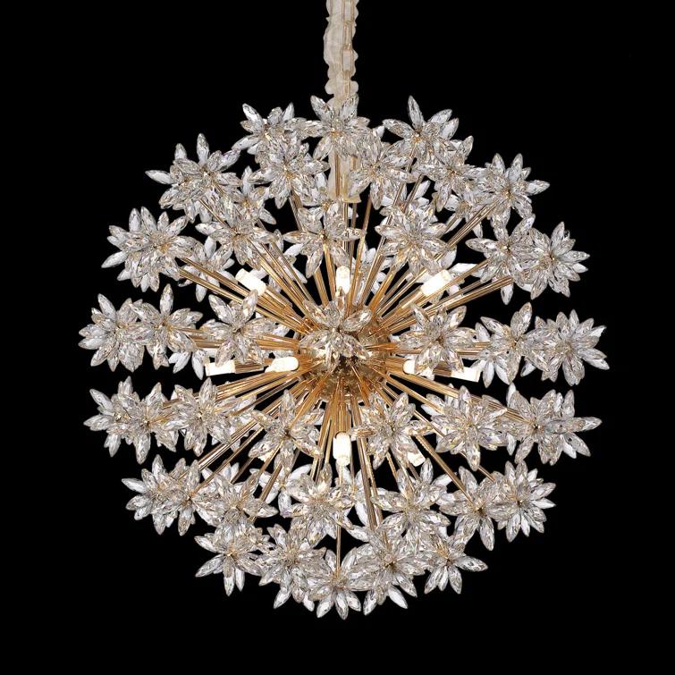 Michael Amini Bouquet 18 - Light Globe Chandelier