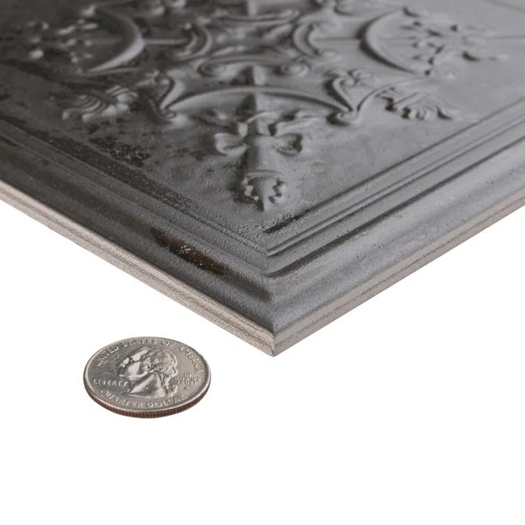 Fitz 8" x 8" Ceramic Patterned Wall Tile