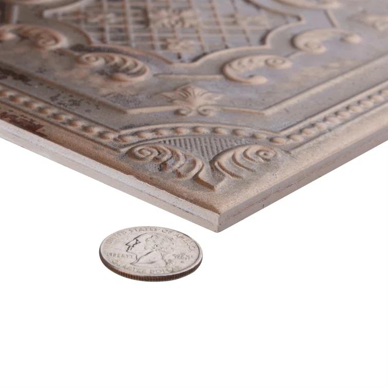 Fitz 8" x 8" Ceramic Patterned Wall Tile