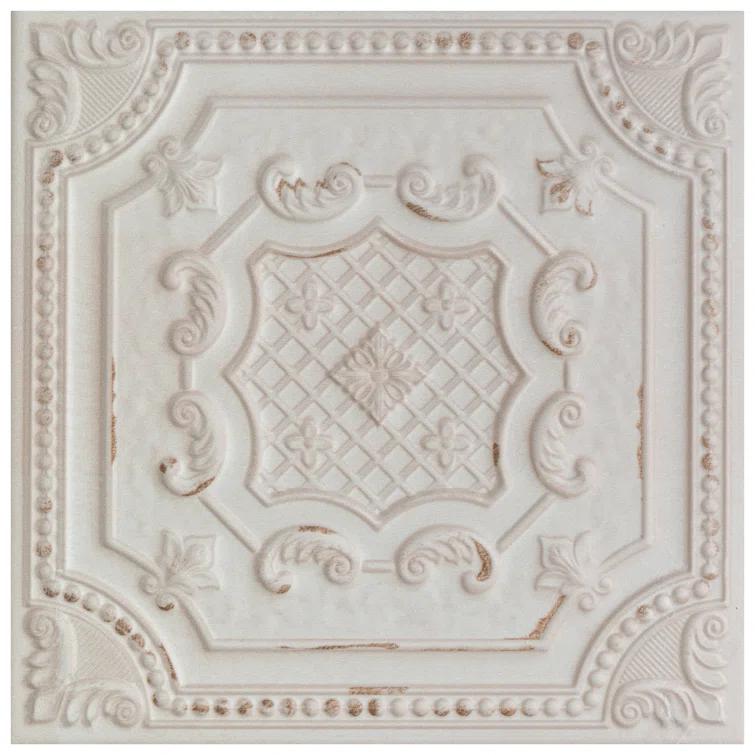 Fitz 8" x 8" Ceramic Patterned Wall Tile