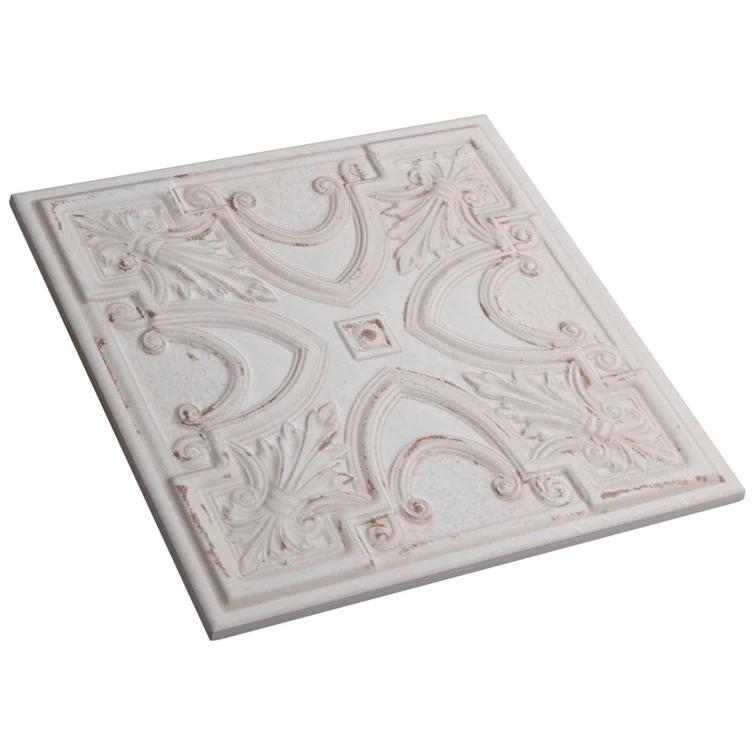 Fitz 8" x 8" Ceramic Patterned Wall Tile