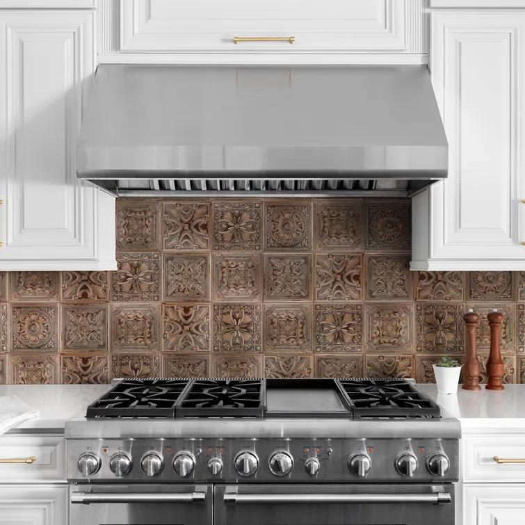 Fitz 8" x 8" Ceramic Patterned Wall Tile