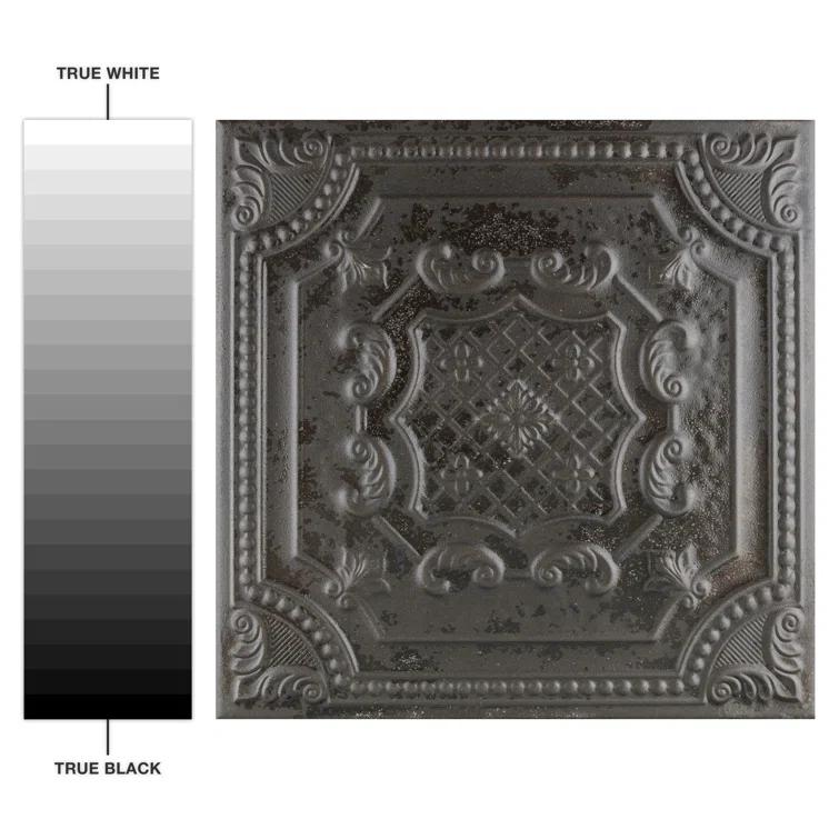 Fitz 8" x 8" Ceramic Patterned Wall Tile