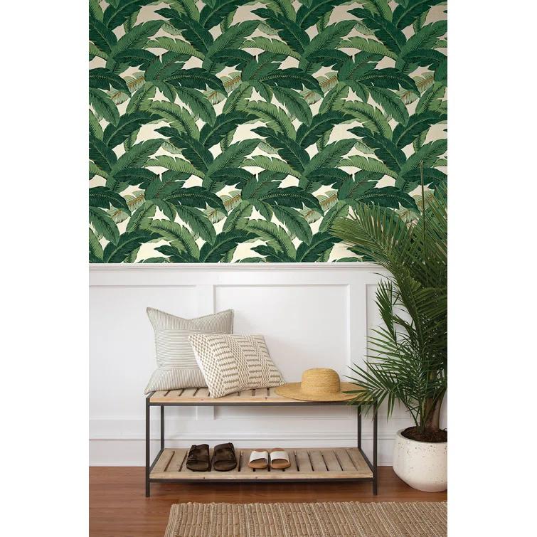 Tommy Bahama Swaying Palms 18' L x 20.5" W Peel & Stick Wallpaper Roll