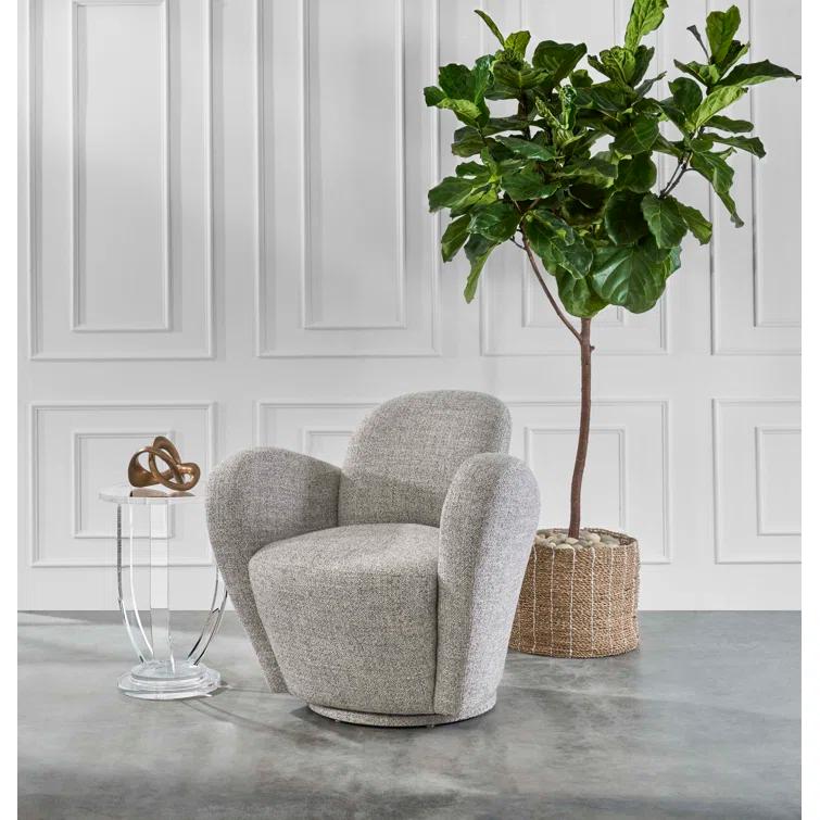 Miami Upholstered Swivel Armchair