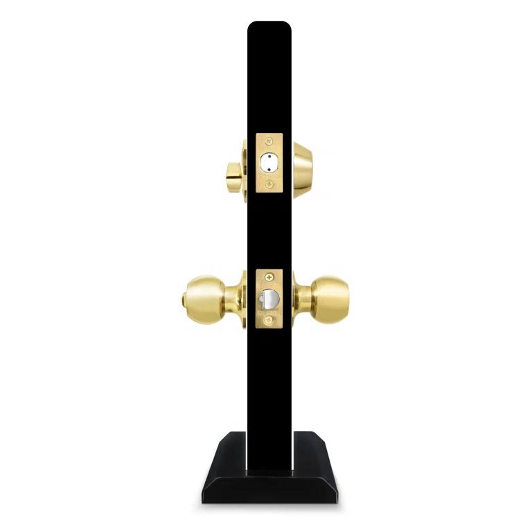 Complete Entry Knob Set with Single Cylinder Deadbolt