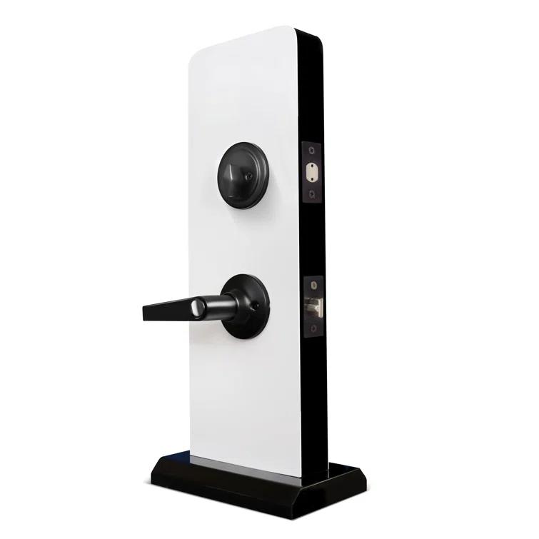 Complete Entry Lever Set with Single Cylinder Deadbolt