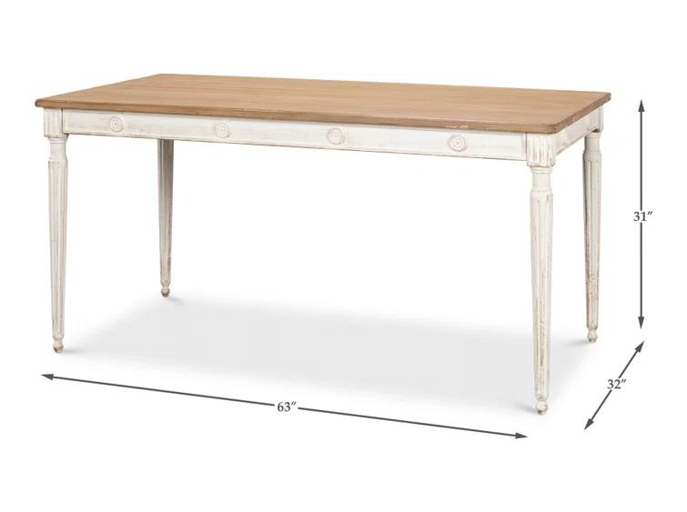 Lady's Solid Wood Dining Table